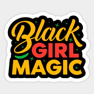 Balck Girl Magic Sticker